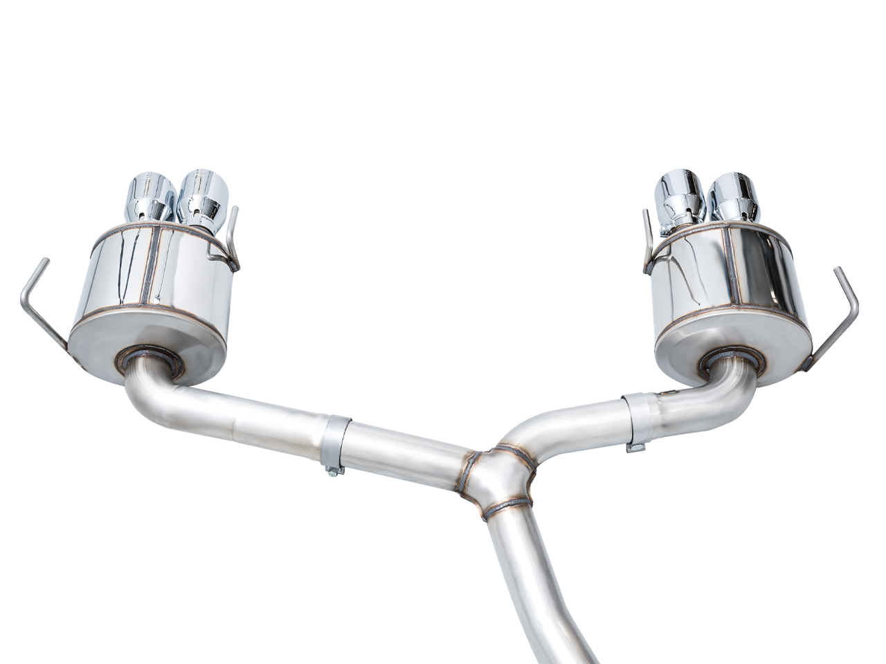 AWE Touring Edition Exhaust for VB Subaru WRX - Chrome Silver Tips