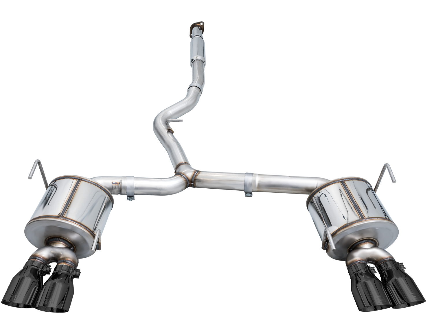 AWE Touring Edition Exhaust for VB Subaru WRX - Diamond Black Tips