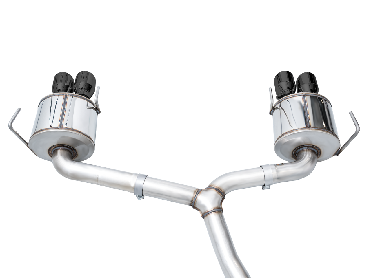 AWE Touring Edition Exhaust for VB Subaru WRX - Diamond Black Tips