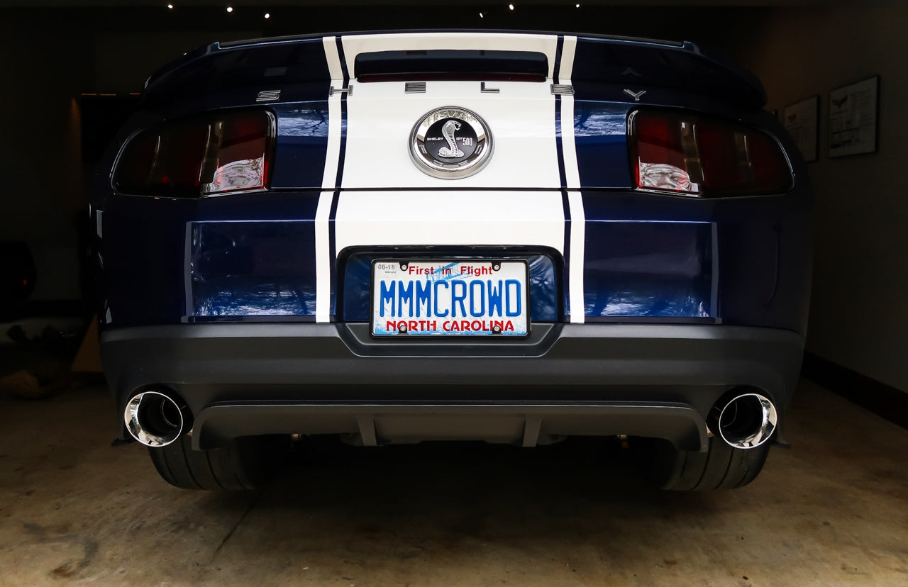 AWE Track Edition Axle-back Exhaust for the S197 Ford Mustang GT - Chrome Silver Tips