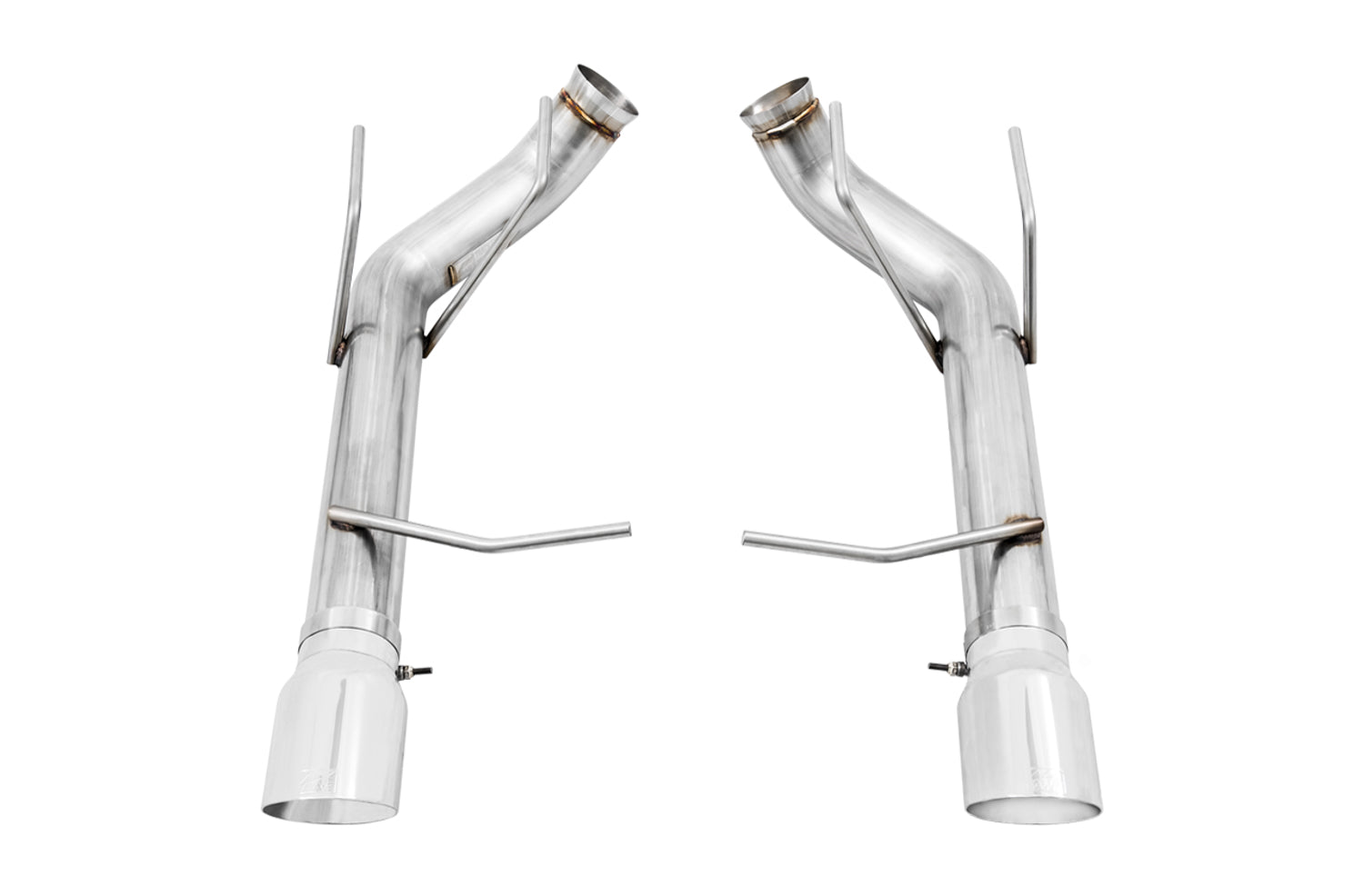 AWE Track Edition Axle-back Exhaust for the S197 Ford Mustang GT - Chrome Silver Tips