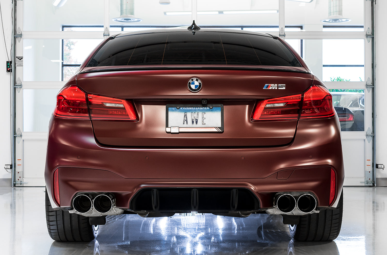 AWE Track Edition Catback Exhaust for BMW F90 M5 - Chrome Silver Tips