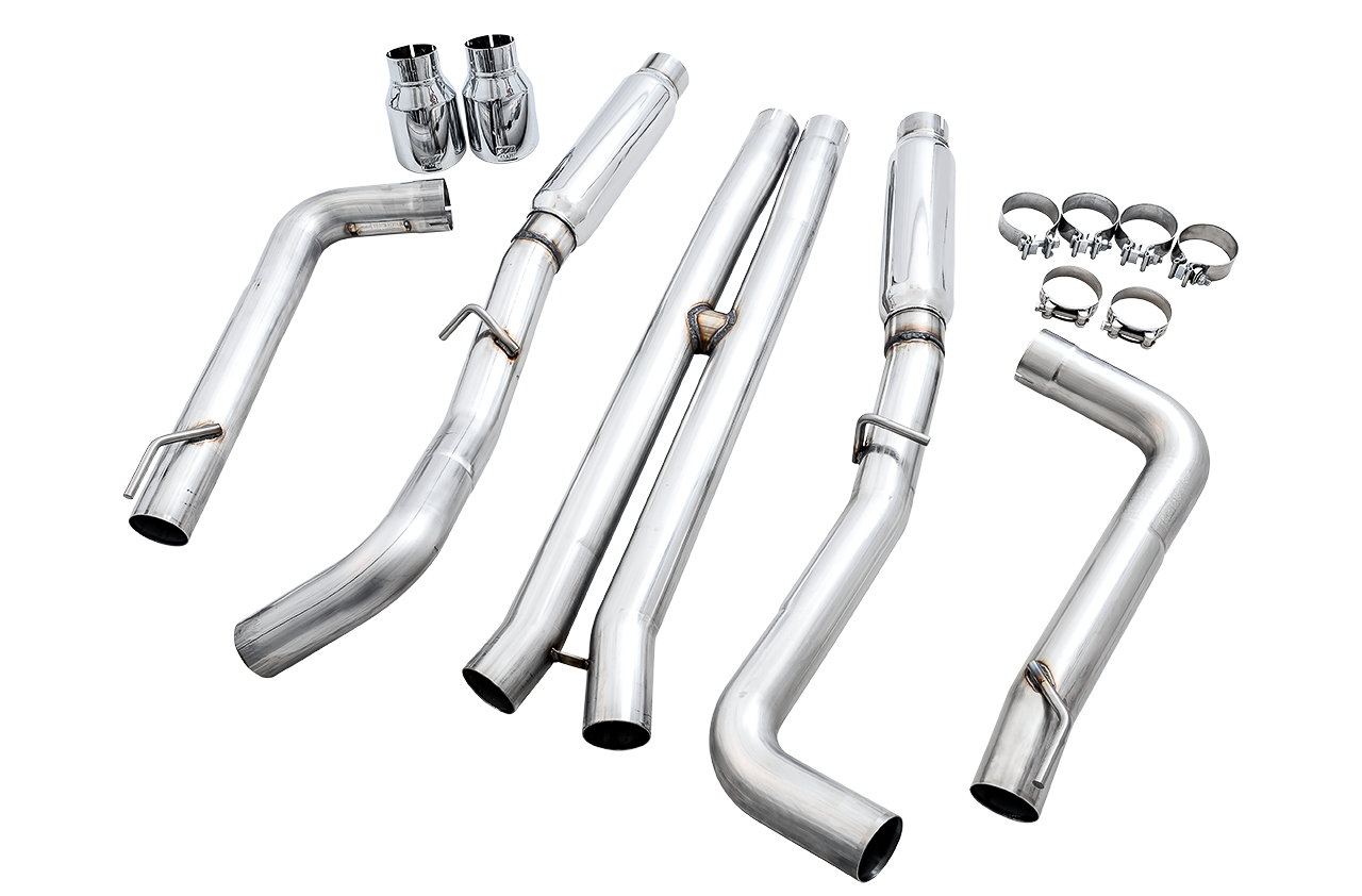 AWE Track Edition Exhaust for 17+ Charger 5.7 - Chrome Silver Tips