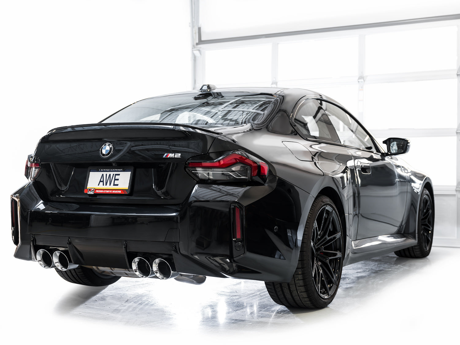 AWE Track Edition Exhaust for BMW G87 M2 - Chrome Silver Tips
