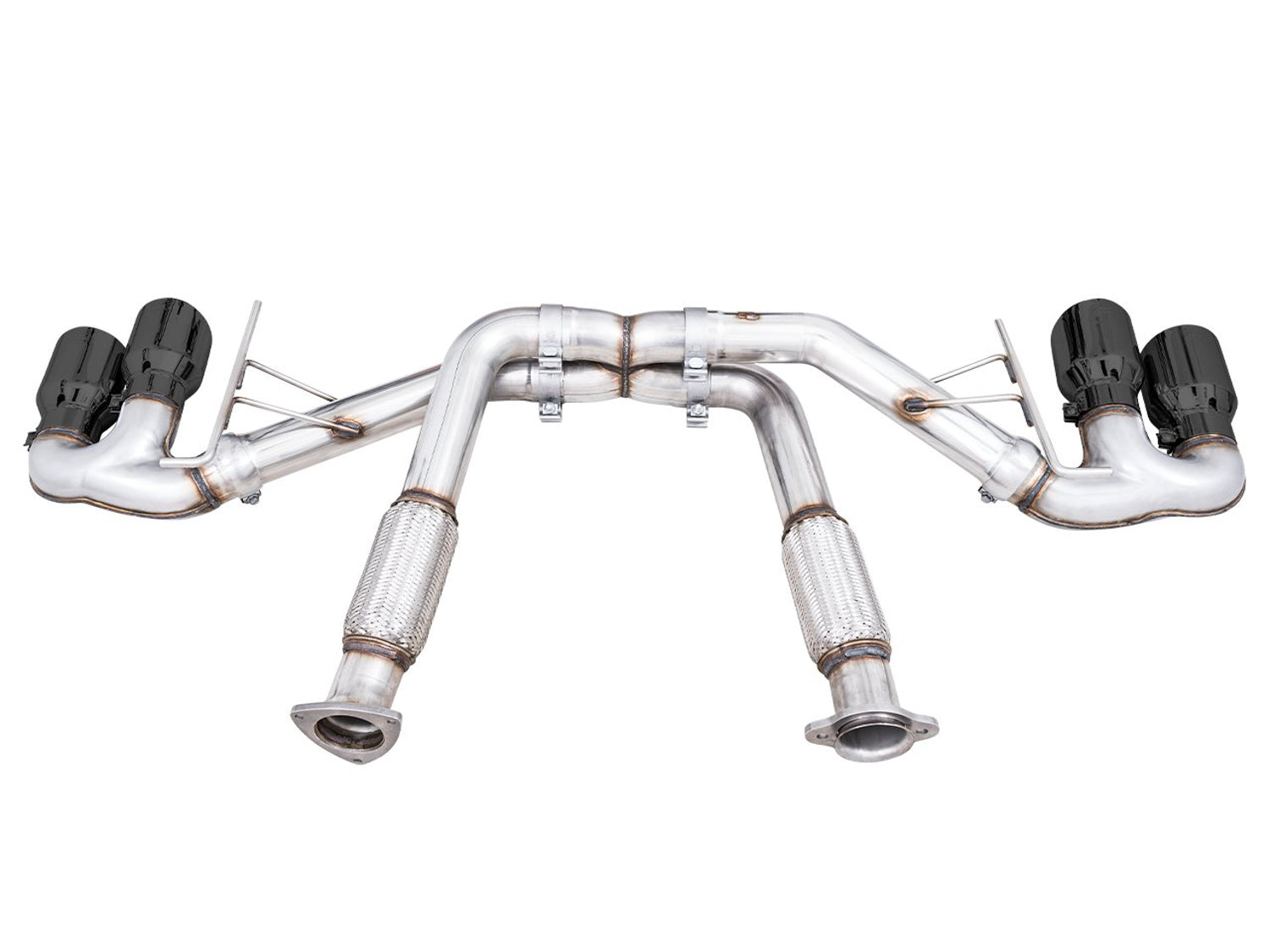 AWE Track Edition Exhaust for C8 Corvette -- Diamond Black Tips