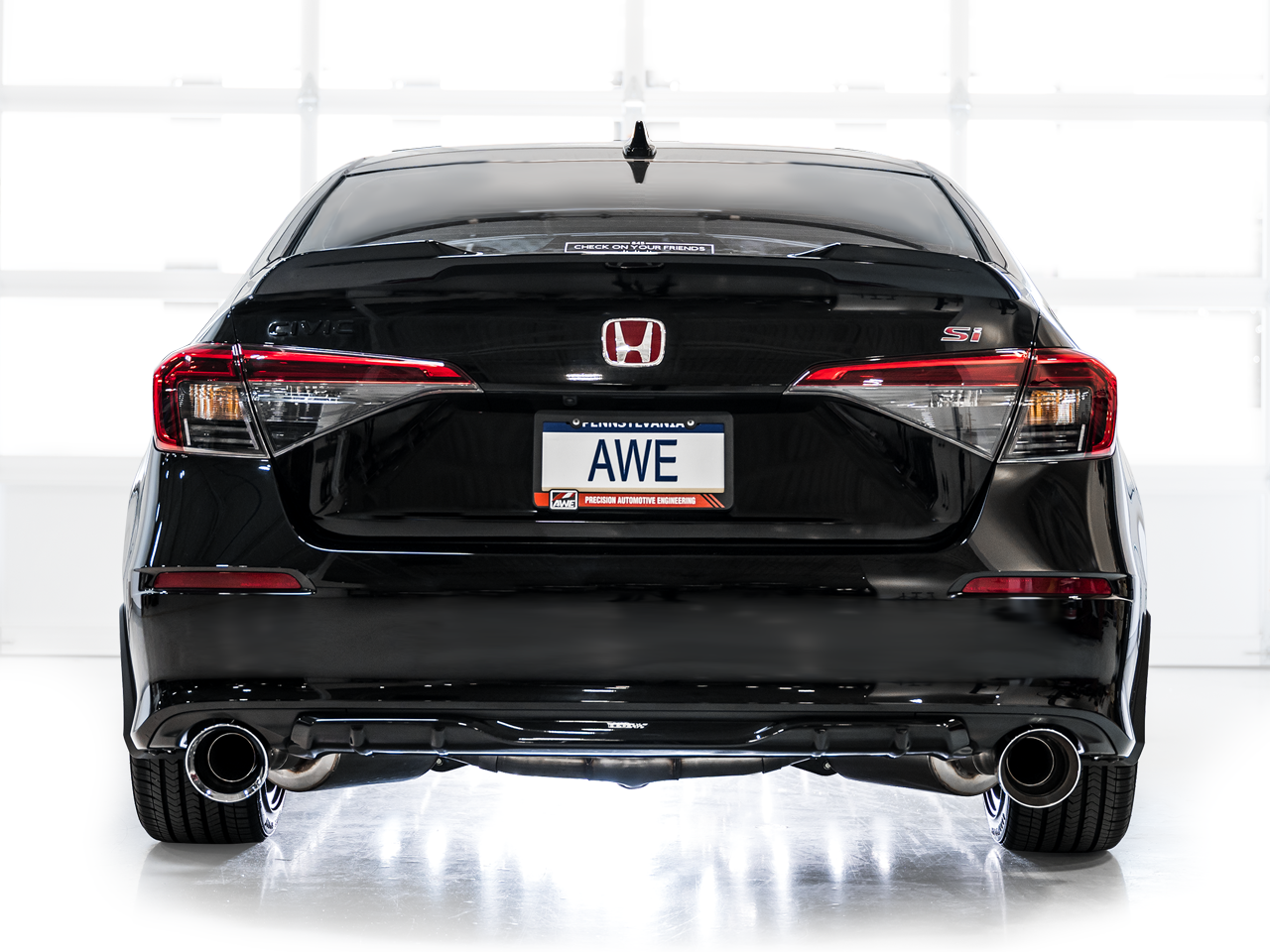 AWE Track Edition Exhaust for FE1 Civic Si/DE4 Acura Integra