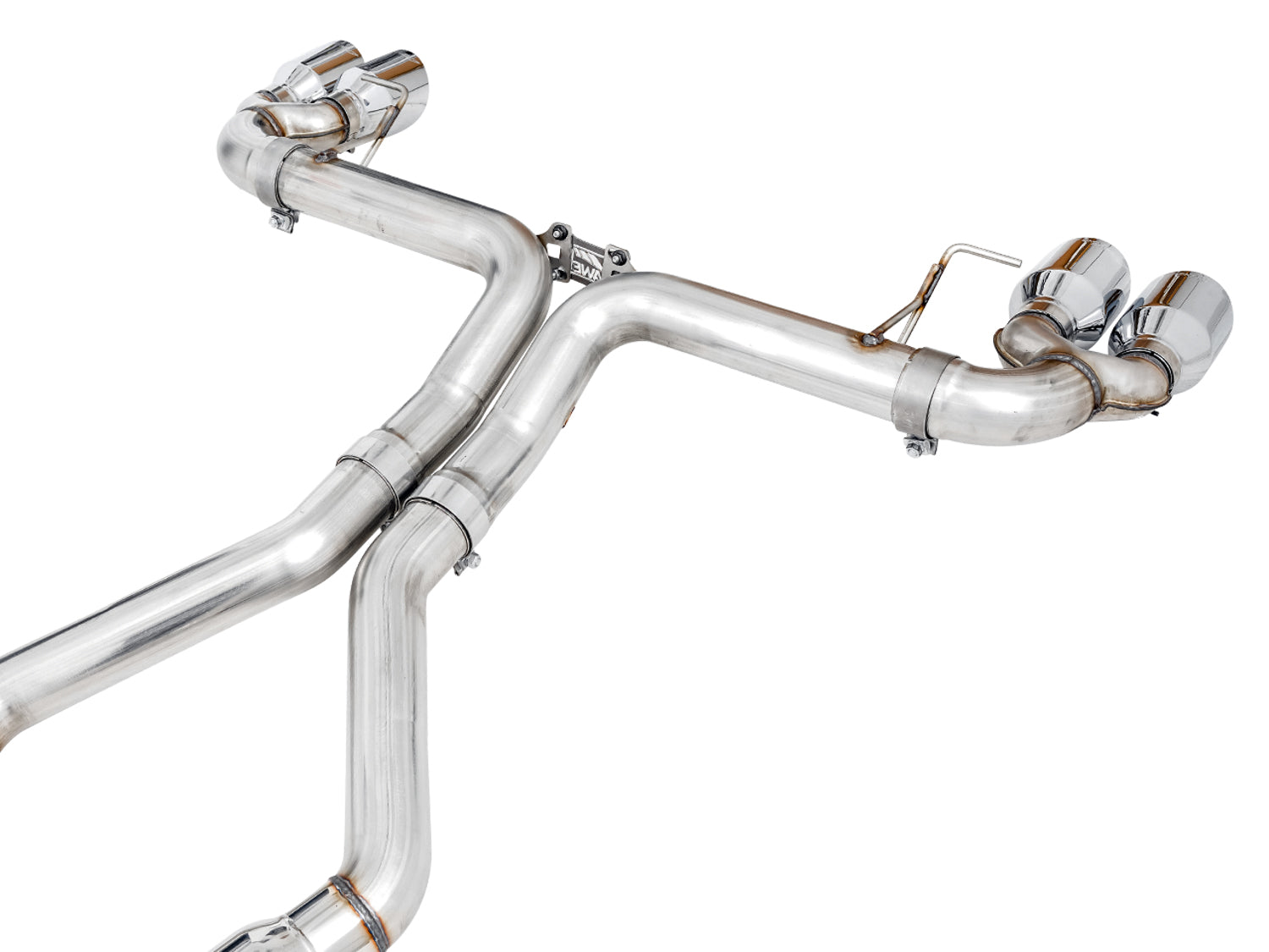 AWE Track Edition Exhaust for G2X M340i / M440i - Chrome Silver Tips