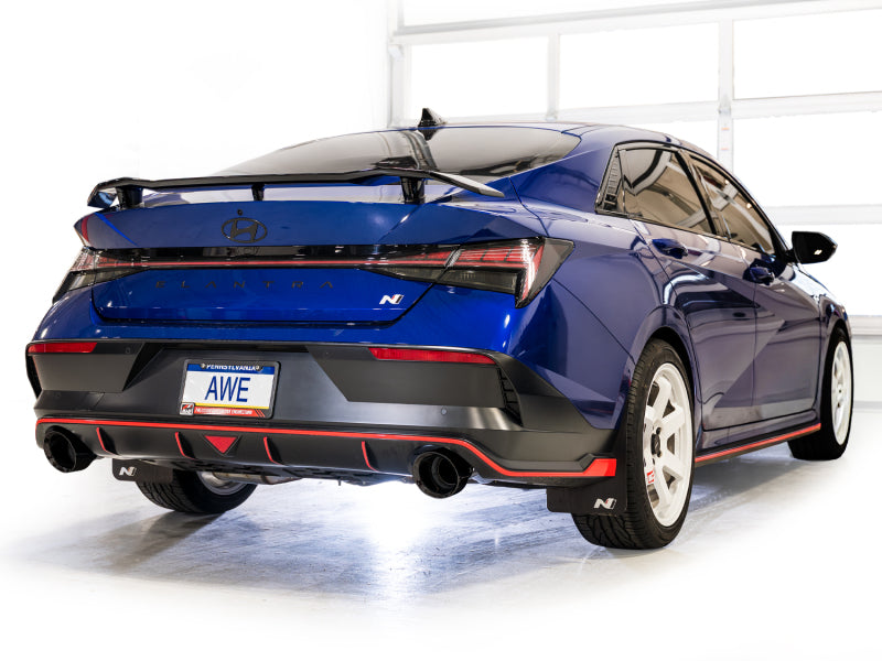 AWE Tuning 22-26 Hyundai Elantra N SwitchPath Cat-Back Exhaust - Diamond Black Tips-Catback-Grocery Getter Performance
