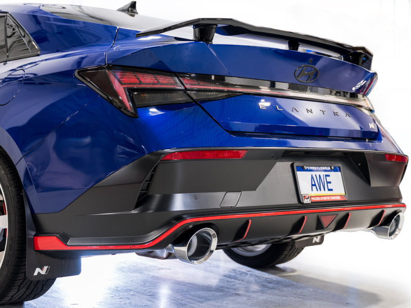 AWE Tuning 22-26 Hyundai Elantra N Track Edition Cat-Back Exhaust - Chrome Silver Tips-Catback-Grocery Getter Performance