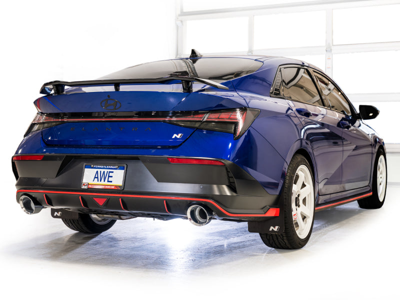 AWE Tuning 22-26 Hyundai Elantra N Track Edition Cat-Back Exhaust - Chrome Silver Tips-Catback-Grocery Getter Performance