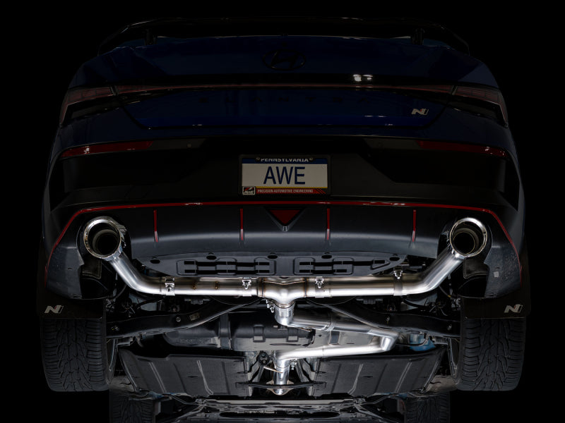 AWE Tuning 22-26 Hyundai Elantra N Track Edition Cat-Back Exhaust - Chrome Silver Tips-Catback-Grocery Getter Performance