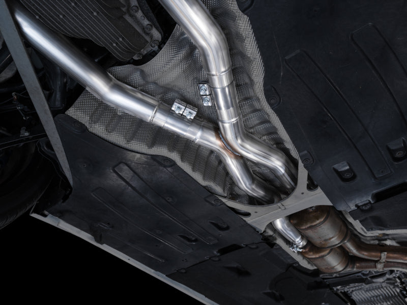 AWE Tuning BMW F97 X3 M Non-Resonated Performance Mid Pipe-Connecting Pipes-Grocery Getter Performance