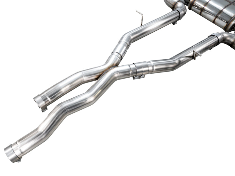 AWE Tuning BMW F97 X3 M Non-Resonated Performance Mid Pipe-Connecting Pipes-Grocery Getter Performance