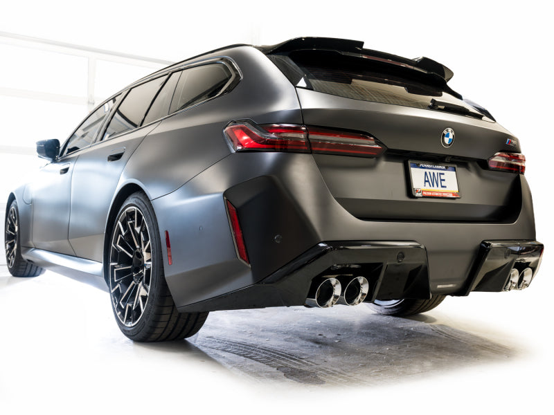AWE Tuning BMW G90/G99 M5 Touring Edition Cat-Back Exhaust - Chrome Silver Tips-Catback-Grocery Getter Performance