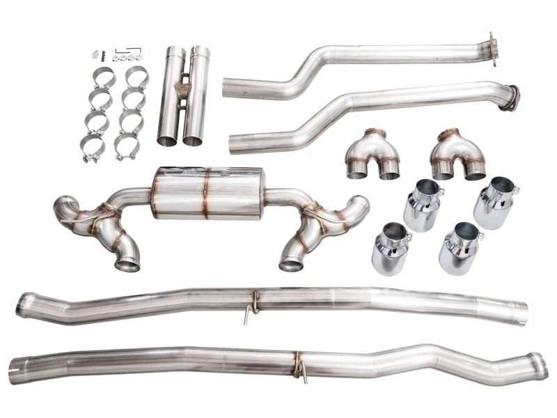 AWE Tuning BMW G90/G99 M5 Touring Edition Cat-Back Exhaust - Chrome Silver Tips-Catback-Grocery Getter Performance