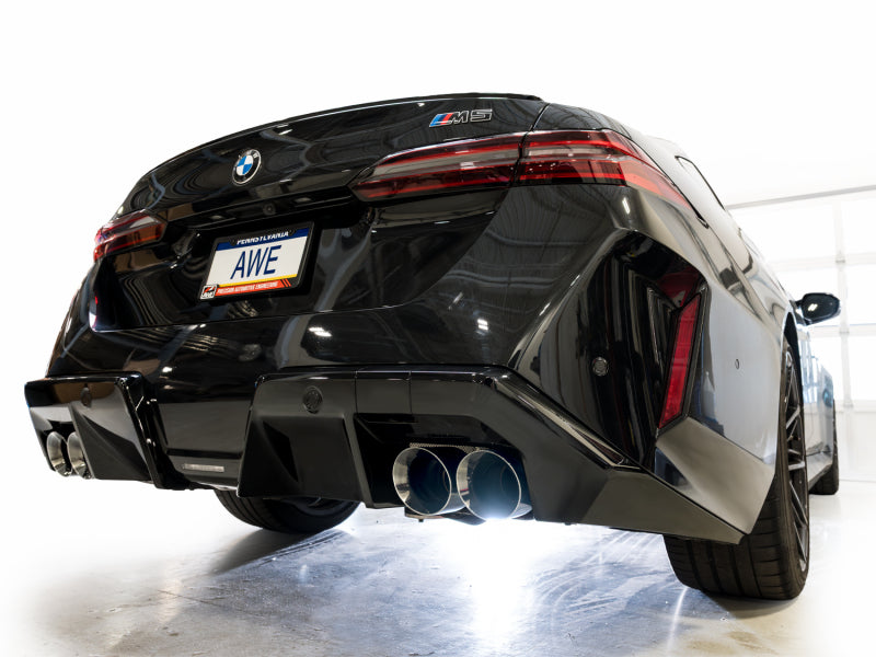 AWE Tuning BMW G90/G99 M5 Touring Edition Cat-Back Exhaust - Chrome Silver Tips-Catback-Grocery Getter Performance