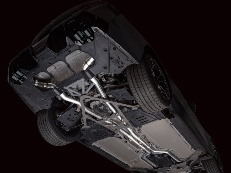 AWE Tuning BMW G90/G99 M5 Track Edition Cat-Back Exhaust - Diamond Black Tips-Catback-Grocery Getter Performance