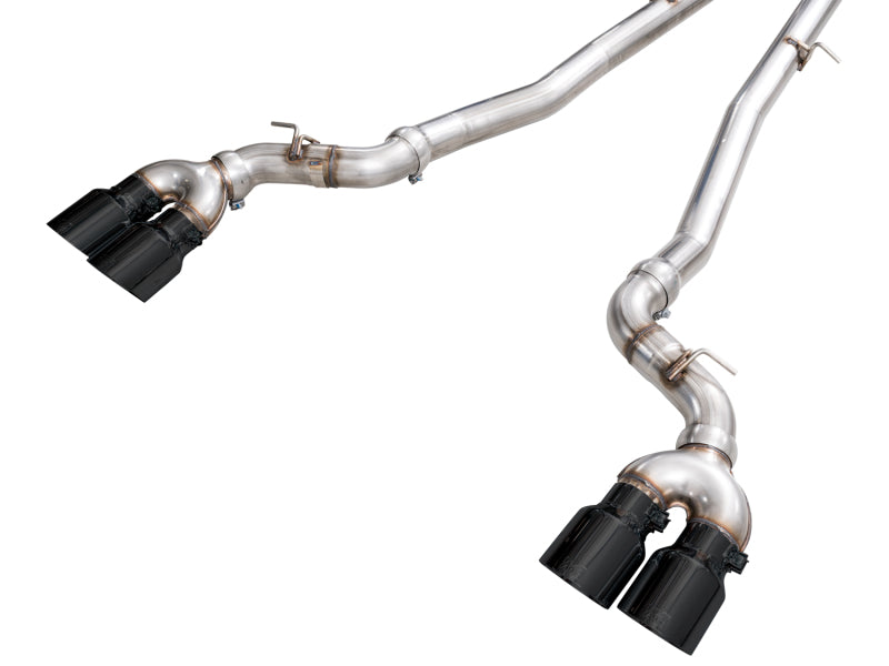 AWE Tuning BMW G90/G99 M5 Track Edition Cat-Back Exhaust - Diamond Black Tips-Catback-Grocery Getter Performance