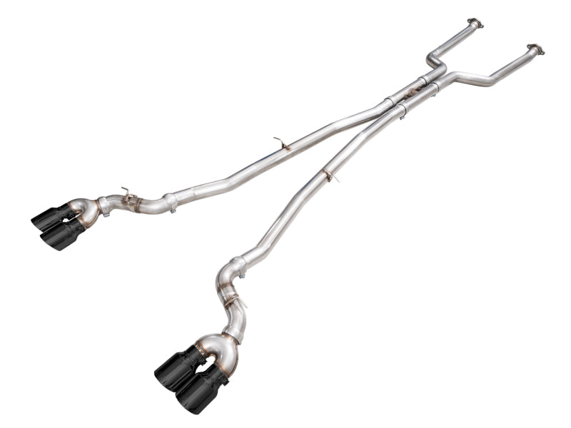 AWE Tuning BMW G90/G99 M5 Track Edition Cat-Back Exhaust - Diamond Black Tips-Catback-Grocery Getter Performance