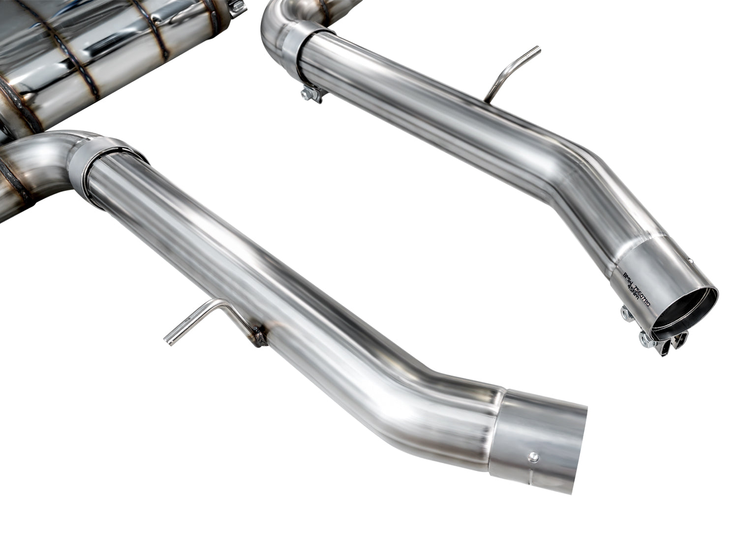 AWE Valved SwitchPath™ Axleback Exhaust for BMW F97 X3 M / F98 X4 M - Diamond Black Tips