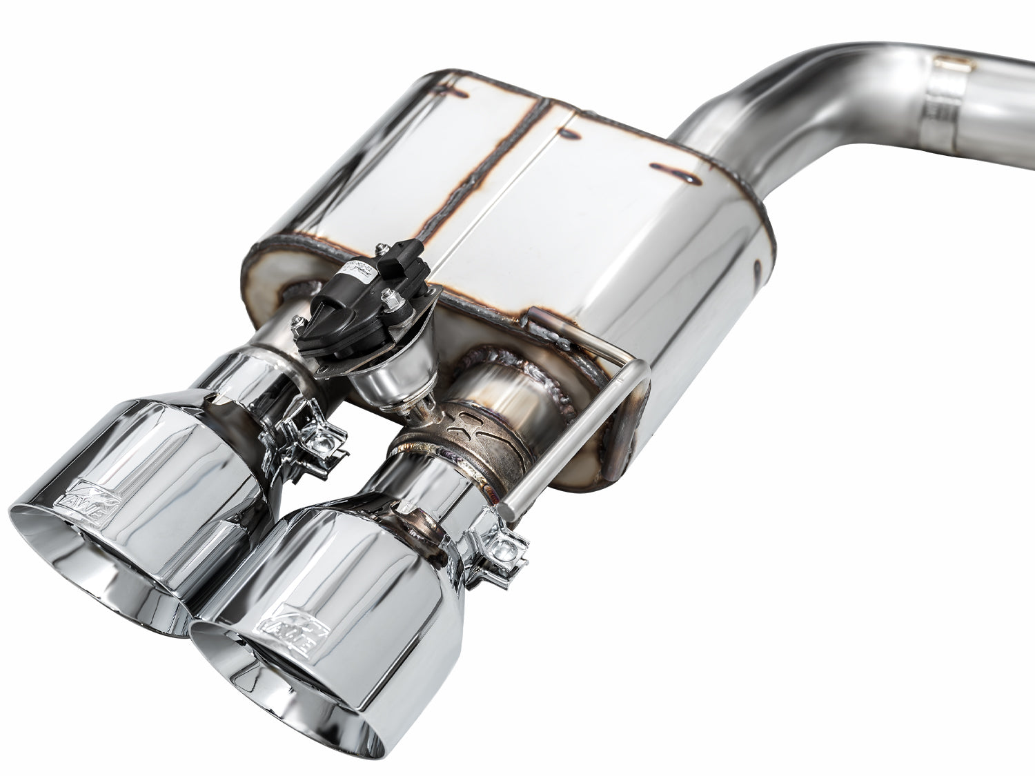 AWE SwitchPath™ Exhaust for S650 Ford Mustang Dark Horse - Quad Chrome Silver Tips