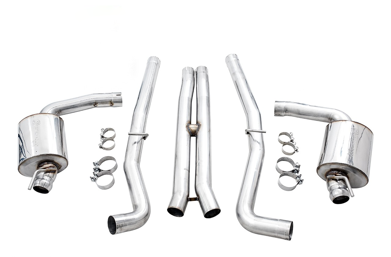 AWE Touring Edition Exhaust for 15+ Challenger 6.4 / 6.2 SC - Stock Tips