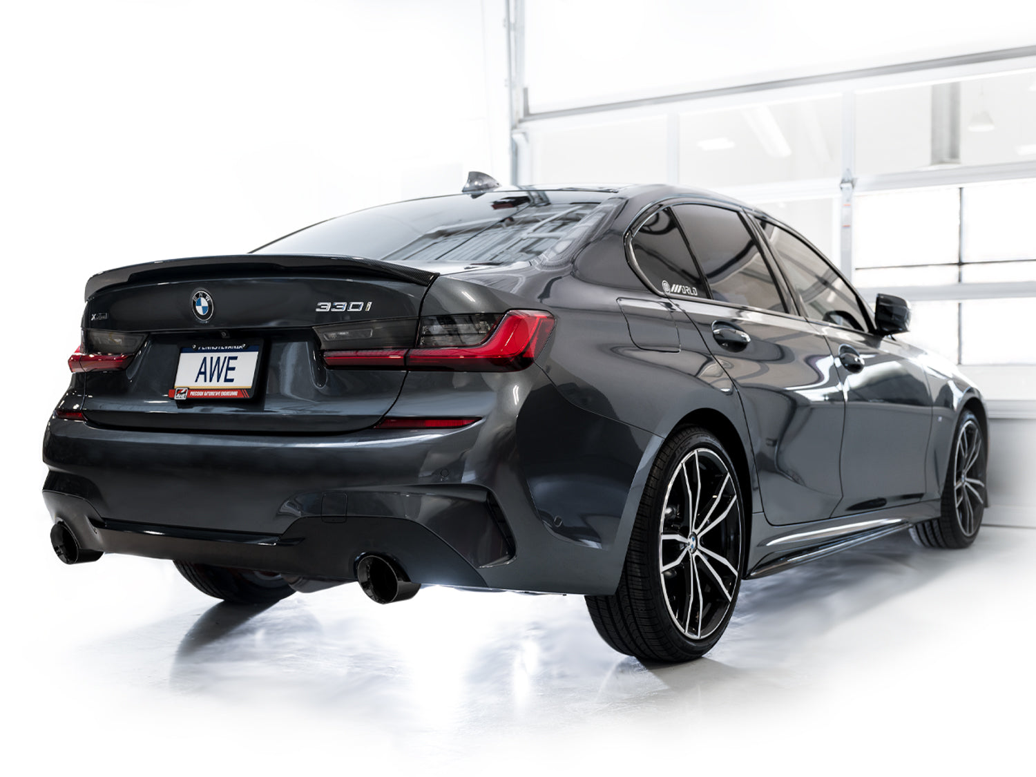 AWE Touring Edition Axle Back Exhaust for BMW G2X 330i/430i - Diamond Black