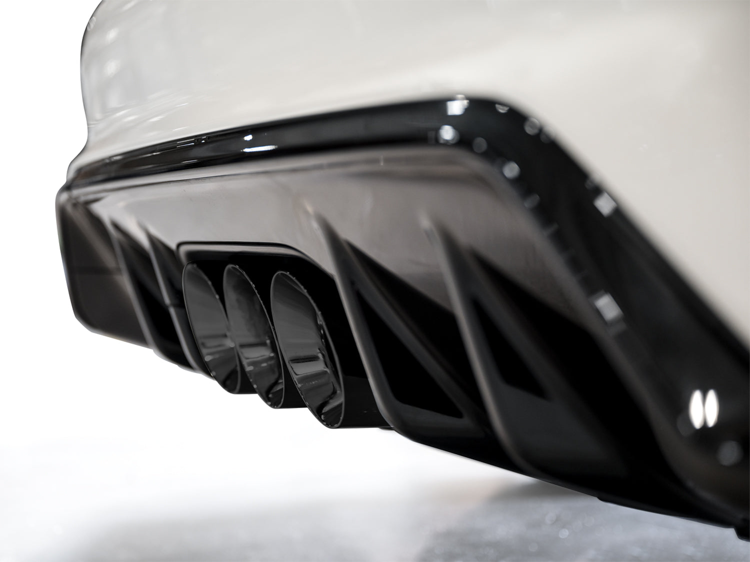 AWE Track Edition Exhaust for FL5 Civic Type R - Triple Diamond Black Tips