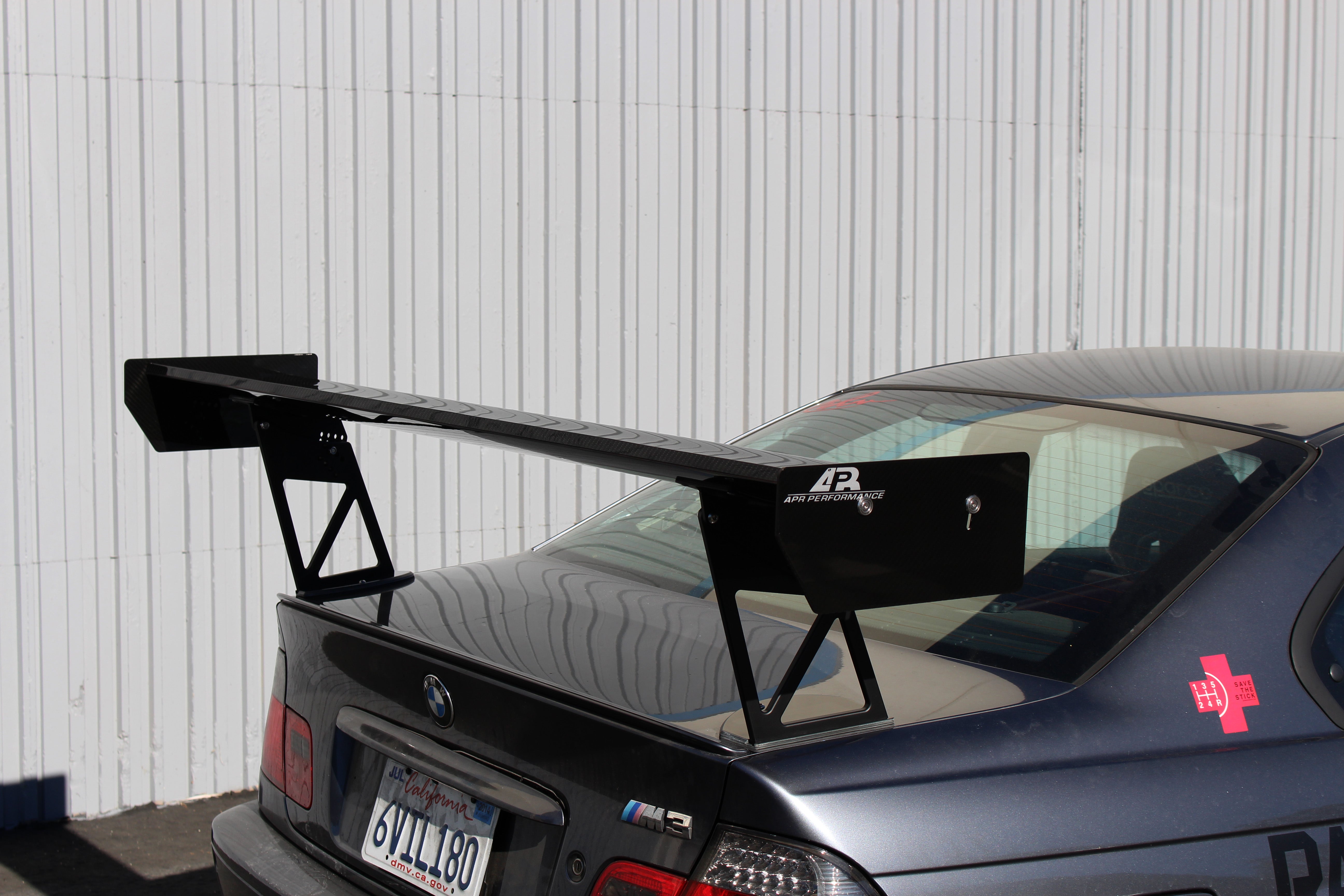 BMW E46 Coupe GT250 Carbon Fiber Adjustable Wing-GT-250 Wing-Grocery Getter Performance