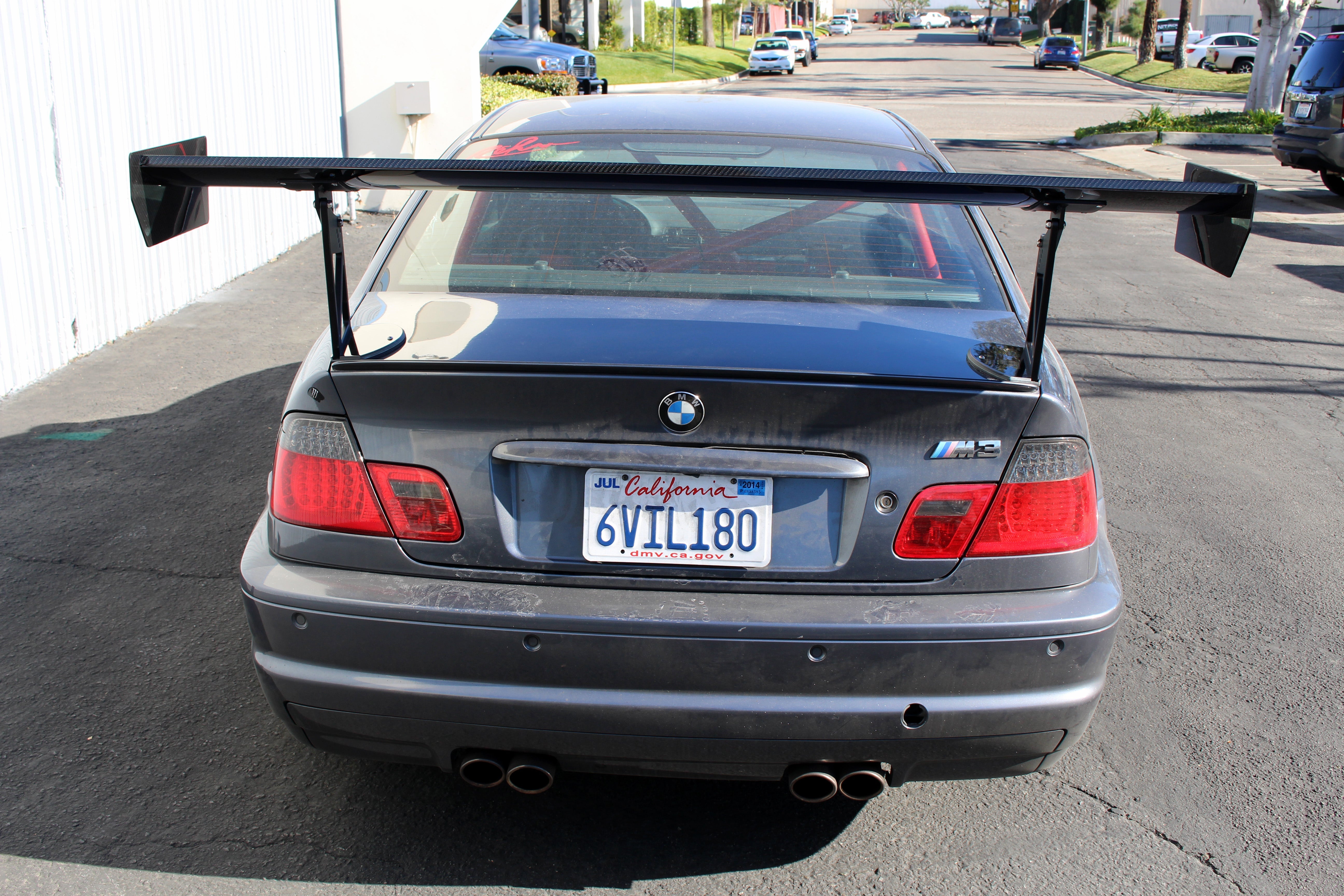 BMW E46 Coupe GT250 Carbon Fiber Adjustable Wing-GT-250 Wing-Grocery Getter Performance