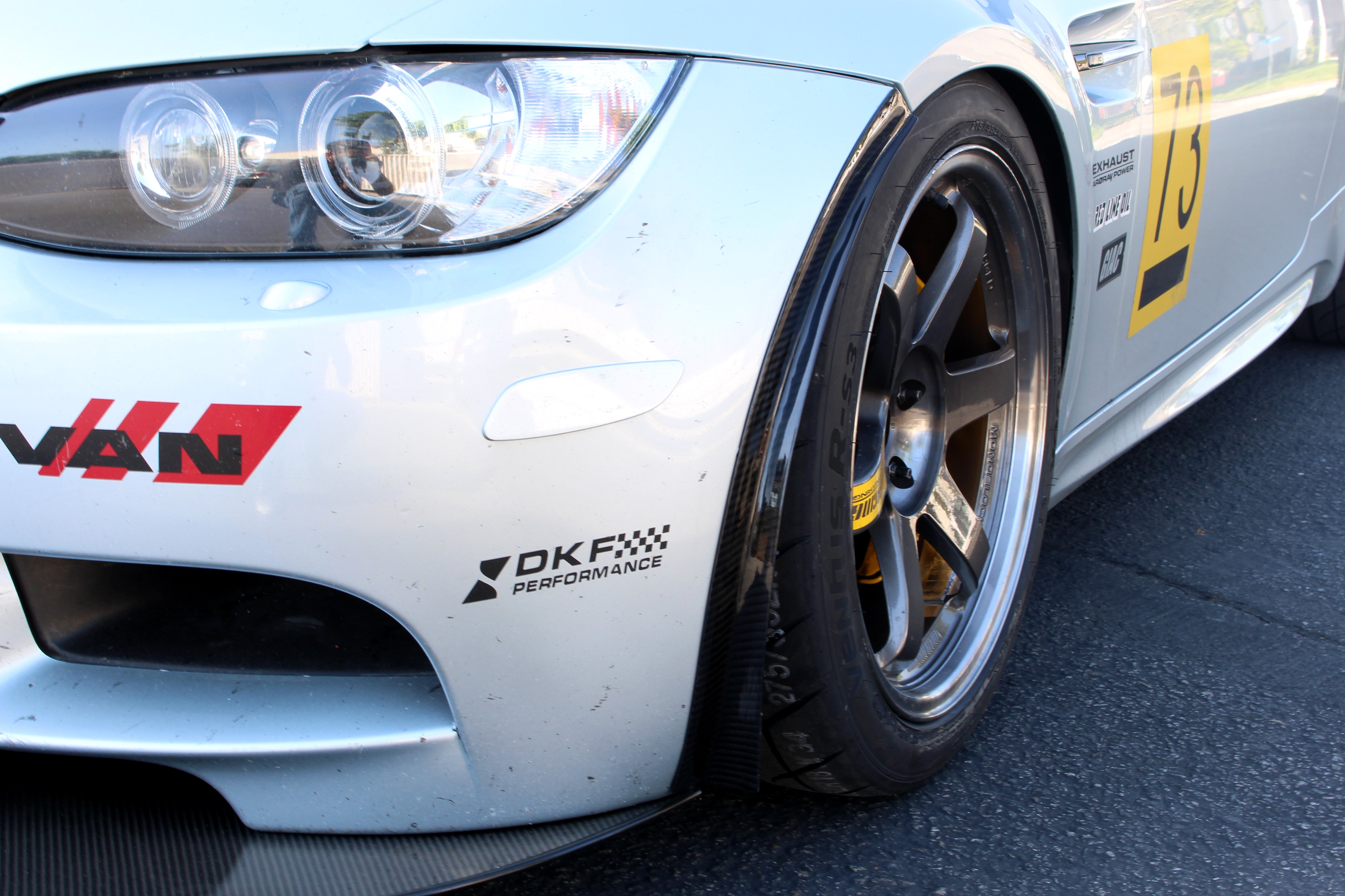 BMW E92 M3 Carbon Fiber Front Bumper Spats-Front Bumper Canards-Grocery Getter Performance