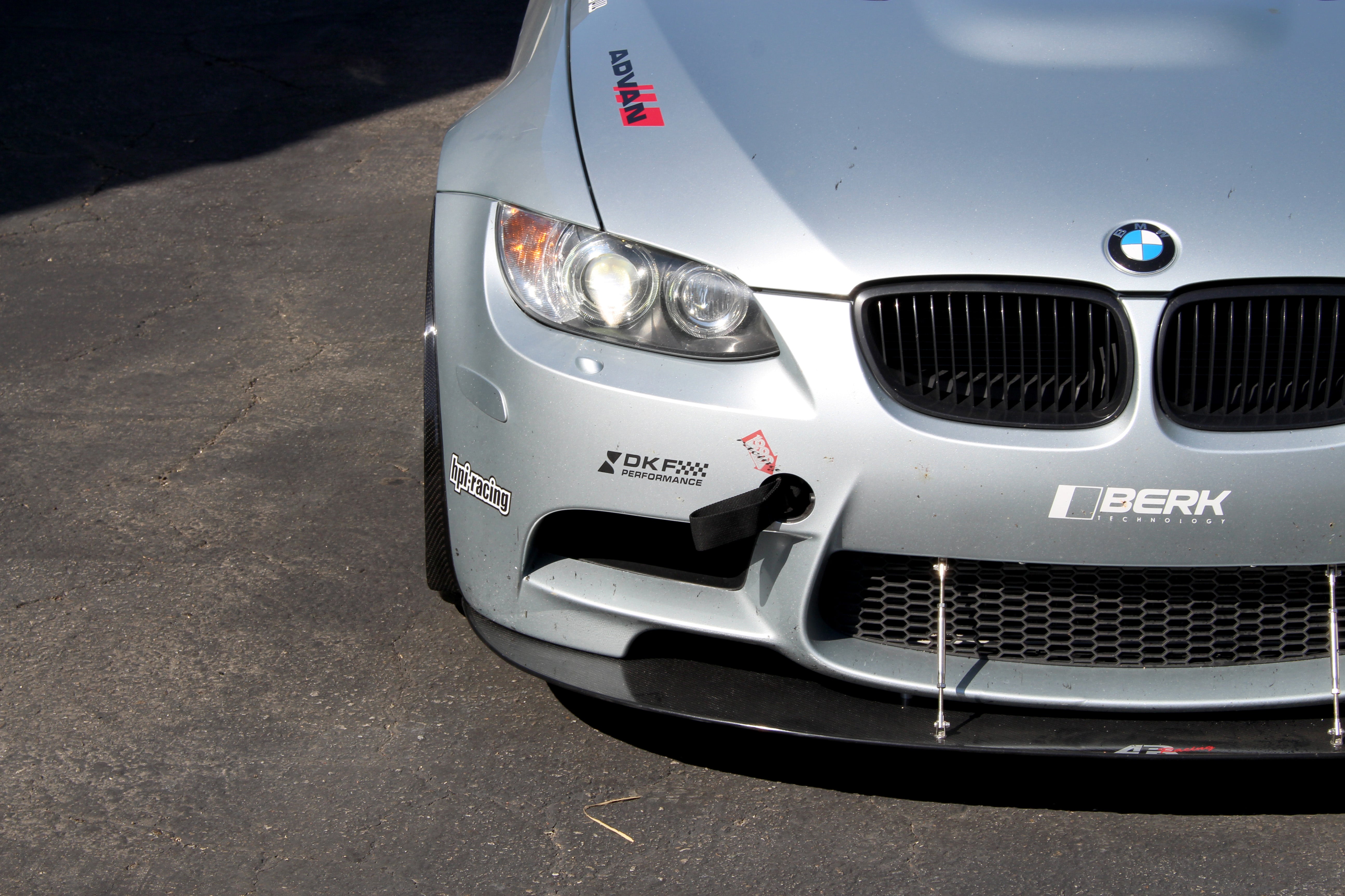 BMW E92 M3 Carbon Fiber Front Bumper Spats-Front Bumper Canards-Grocery Getter Performance