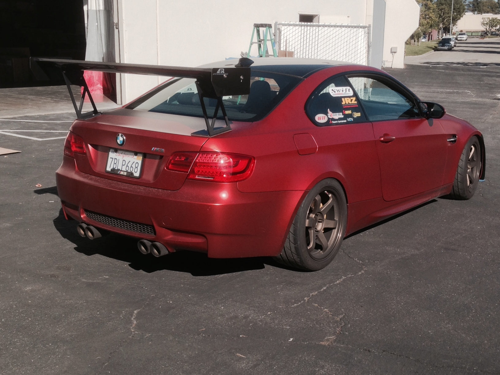 BMW E92 M3 GT250 Carbon Fiber Adjustable Wing-GT-250 Wing-Grocery Getter Performance