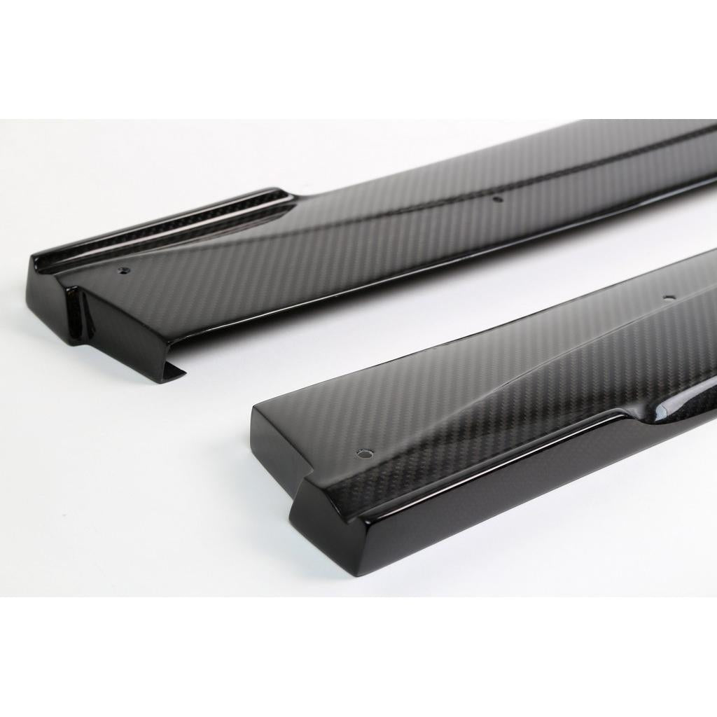 BMW F82 M4 Carbon Fiber Side Rocker Extension/ Side Skirt-Side Rocker Extensions-Grocery Getter Performance