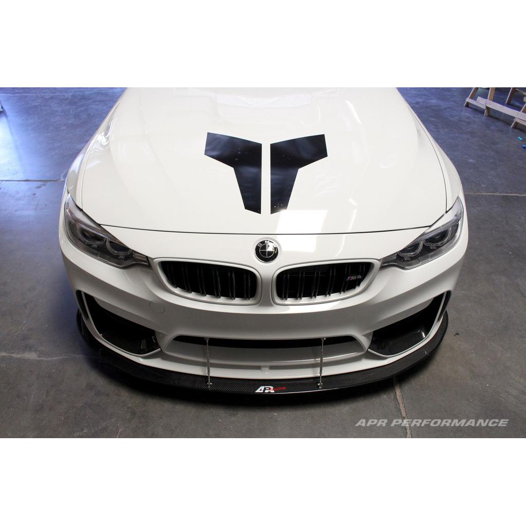 BMW F82 M4 / F80 M3 with M Performance Lip Carbon Fiber Front Wind Splitter-Front Bumper Canards-Grocery Getter Performance