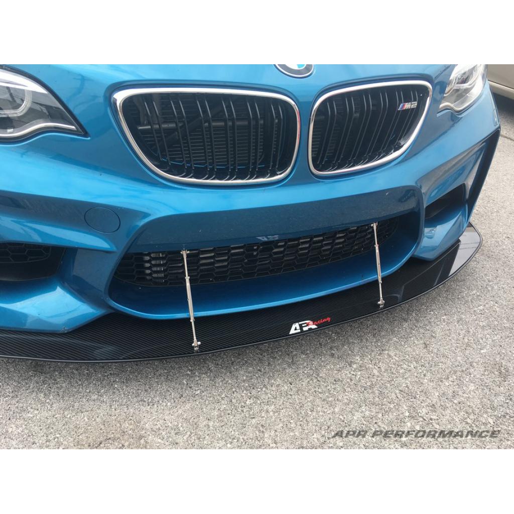 BMW F87 M2 Stock Bumper Carbon Fiber Front Wind Splitter 2016-2021-Front Wind Splitter-Grocery Getter Performance