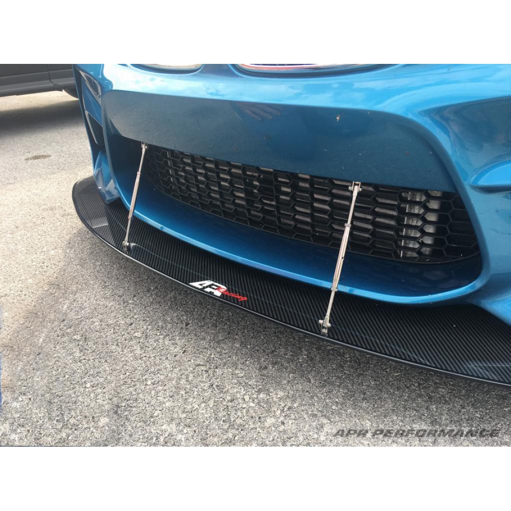 BMW F87 M2 Stock Bumper Carbon Fiber Front Wind Splitter 2016-2021-Front Wind Splitter-Grocery Getter Performance
