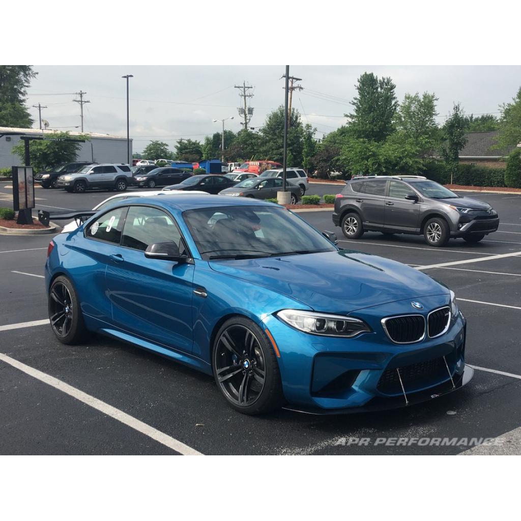 BMW F87 M2 Stock Bumper Carbon Fiber Front Wind Splitter 2016-2021-Front Wind Splitter-Grocery Getter Performance