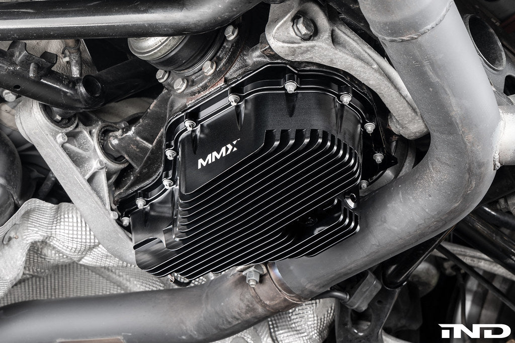 MMX Performance F8X M2 / M3 / M4 High-Capacity Baffled Differential Sump
