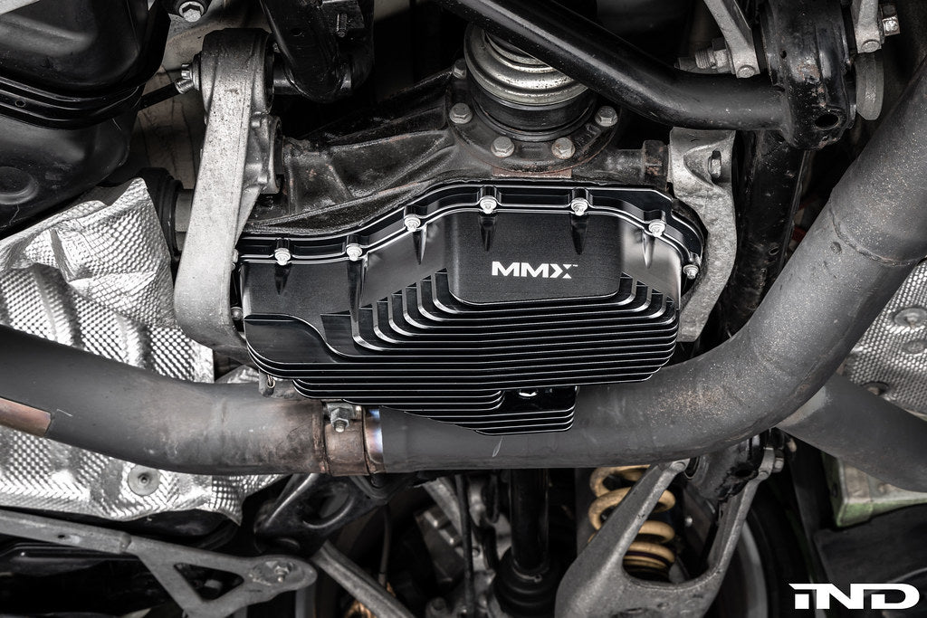 MMX Performance F8X M2 / M3 / M4 High-Capacity Baffled Differential Sump