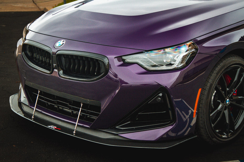 BMW G42 M240i Carbon Fiber Front Wind Splitter-Grocery Getter Performance