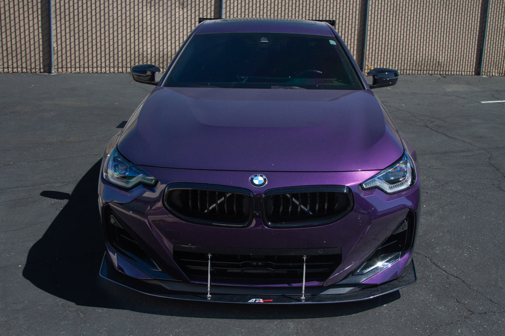 BMW G42 M240i Carbon Fiber Front Wind Splitter-Grocery Getter Performance
