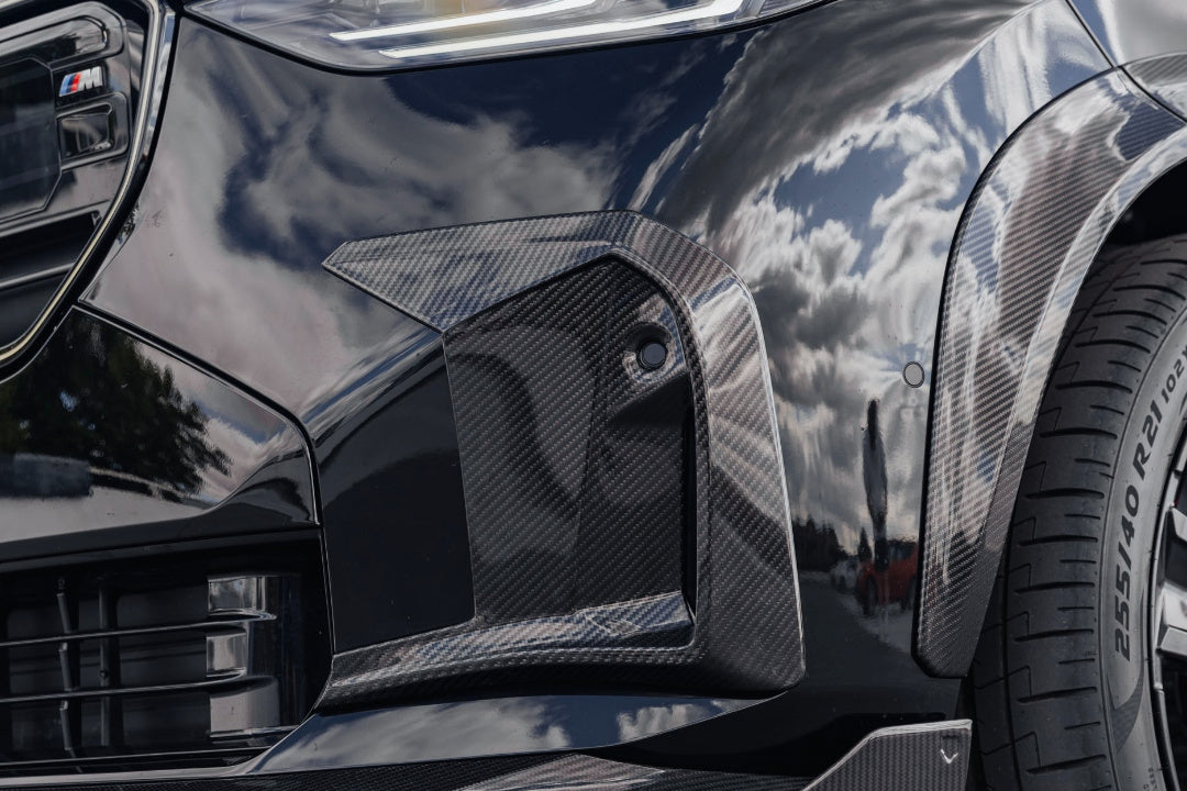 Trevora BMW G45 X3 M-Sport PR-1 Carbon Front Canard Trims