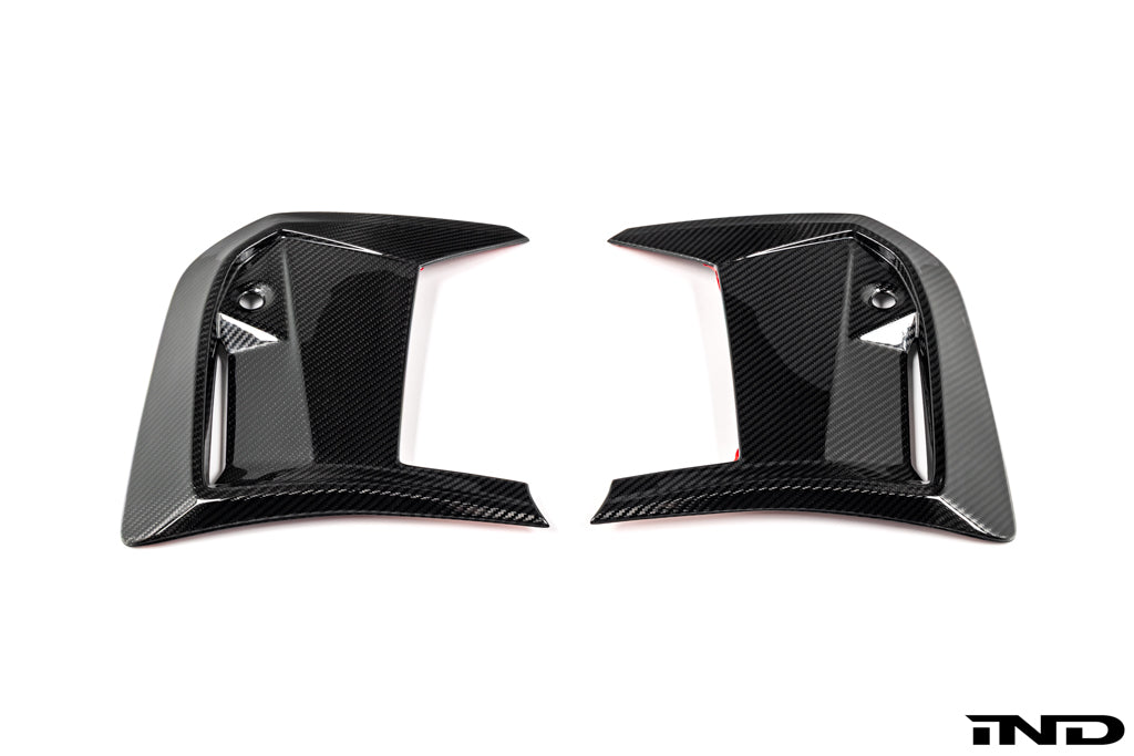 Trevora BMW G45 X3 M-Sport PR-1 Carbon Front Canard Trims