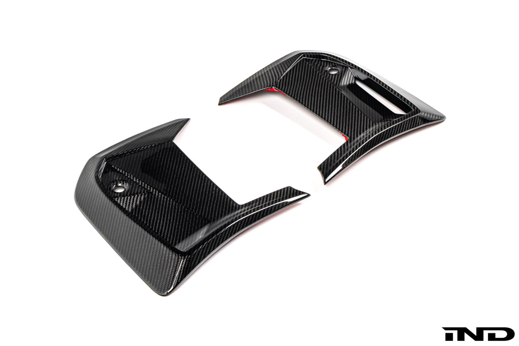 Trevora BMW G45 X3 M-Sport PR-1 Carbon Front Canard Trims