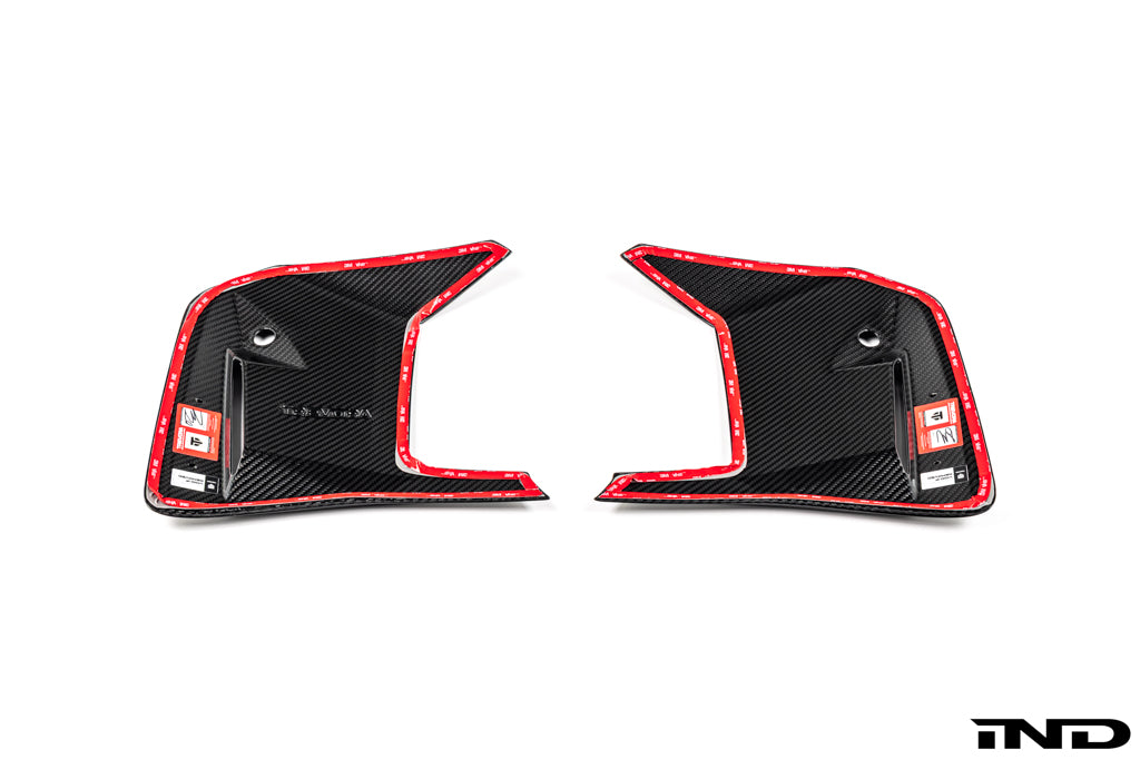 Trevora BMW G45 X3 M-Sport PR-1 Carbon Front Canard Trims