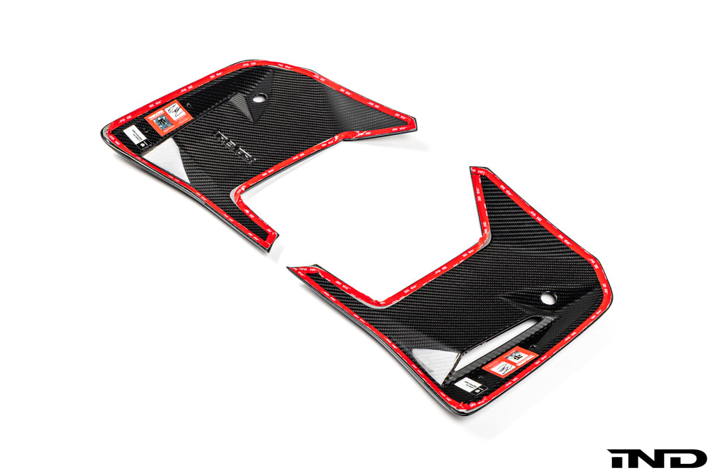 Trevora BMW G45 X3 M-Sport PR-1 Carbon Front Canard Trims