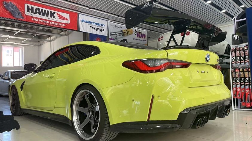 BMW G80 M3/ G82 M4 GTC300 Carbon Fiber Adjustable Wing-GTC-300 Wing-Grocery Getter Performance