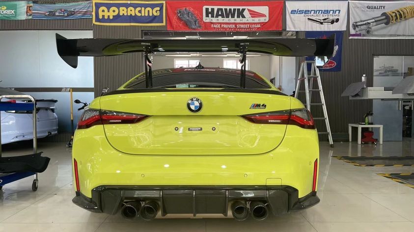BMW G80 M3/ G82 M4 GTC300 Carbon Fiber Adjustable Wing-GTC-300 Wing-Grocery Getter Performance