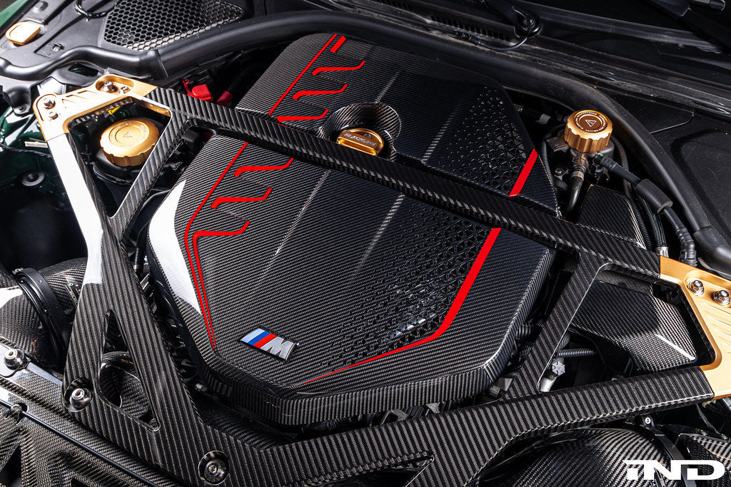 Karbonius G8X M2 / M3 / M4 S58 Black Carbon Engine Cover